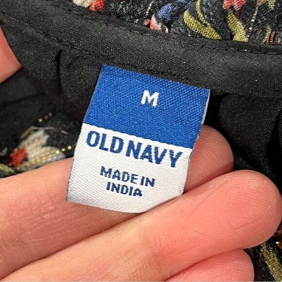 Old Navy Floral Print long sleeve Dress size Medium - Picture 11 of 14